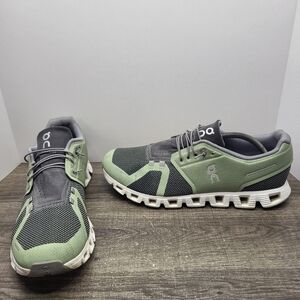 On Cloud 5 Combo Running Shoes Men’s Size 11.5 Green Sneakers